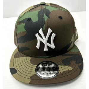 New York Yankees New Era 9Fifty Baseball Camo MLB Snapback Adjustable Hat
